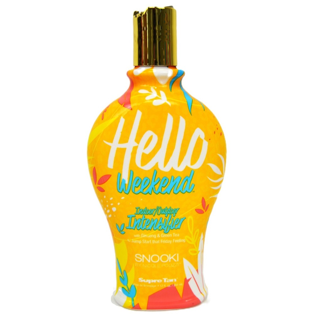 Supre Tan Snooki Hello Weekend Indoor Outdoor Tanning Intensifier Lotion 12 oz